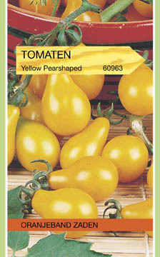 Oranjeband zaden Tomaten Yellow Pearshaped